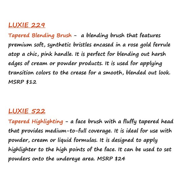 Luxie 8pc Complete Face Brush Set NIP - Picture 9 of 10